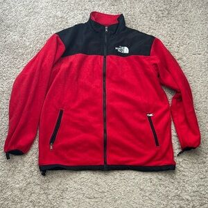 EUC Men’s The North Face Red/Black Summit Series Core Windstopper Jacket Size XL